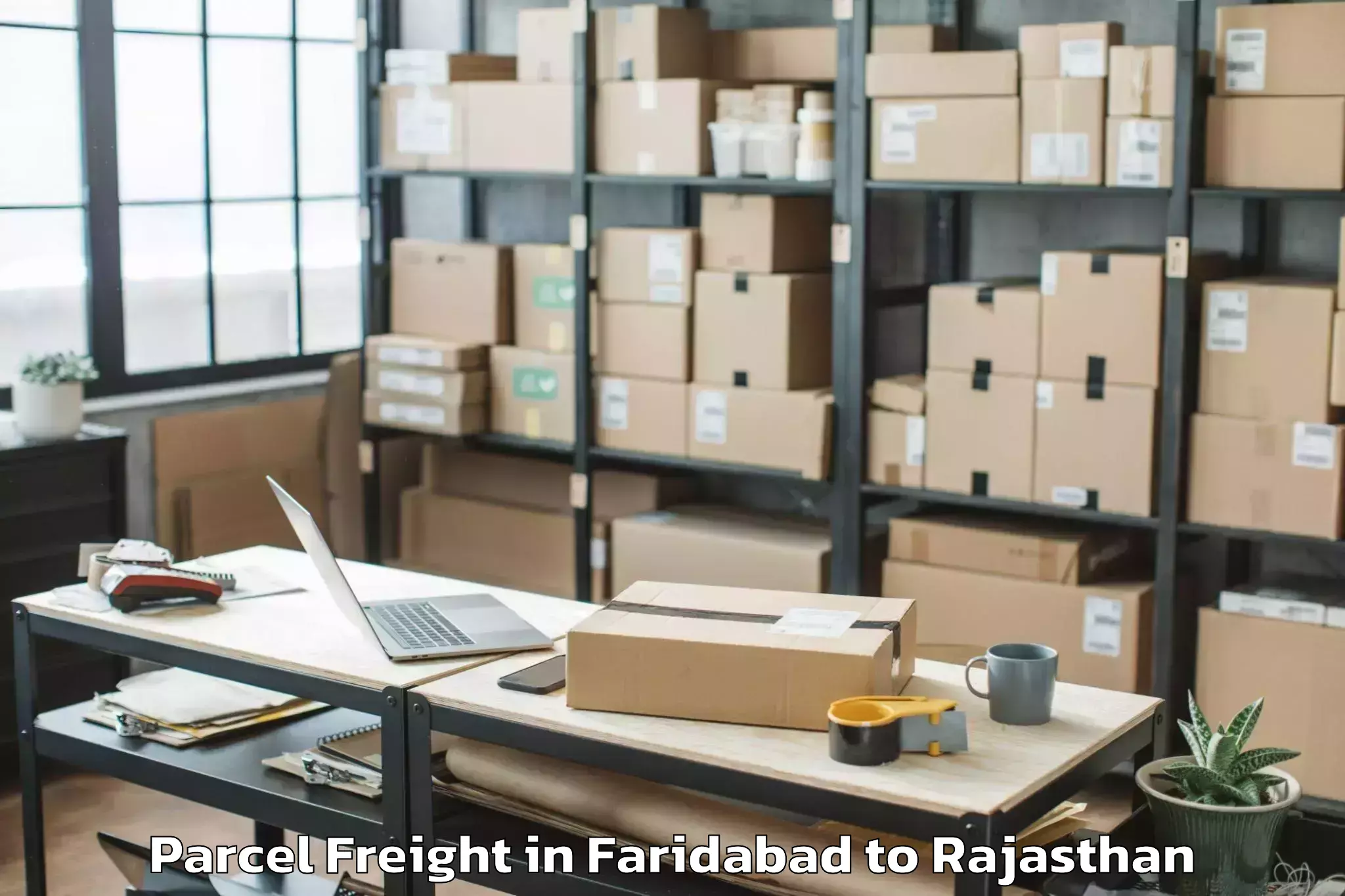 Faridabad to Sir Padampat Singhania Univers Parcel Freight Booking